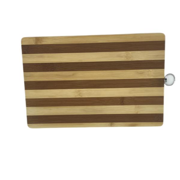 Buy Durable Rectangle Bamboo Cutting Board With Ring at wholesale prices