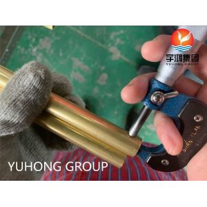 ASTM B111 C68700 Copper Round Tube Seamless Tube For Heat Exchanger Condencer