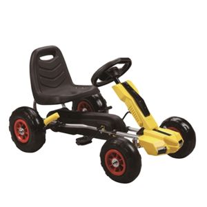 Children's Inflatable Wheels Ride On Go-Kart Car with Pedals Max Load 30KG