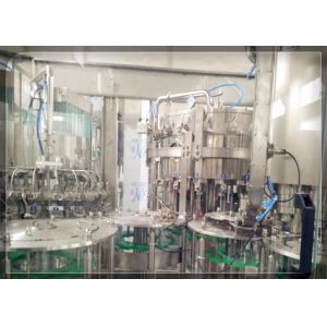 CE Certificated Fruit Juice Processing Machines With Glass Bottles PCL Control