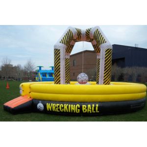 Quality Funny PVC Inflatable Demolition Games Fire Retard ,Inflatable Wrecking Ball For Team for sale