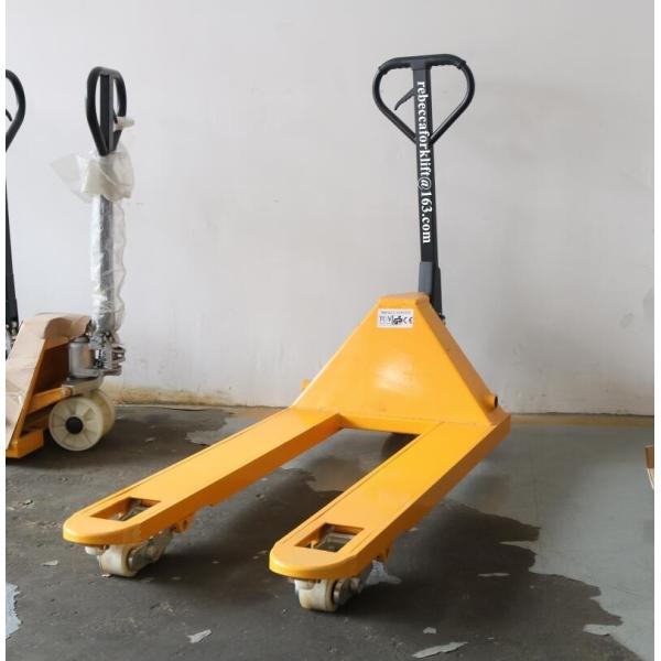 Heavy Duty Hand Pallet Truck 5000kg With 685mm / 550mm Fork Outer Width