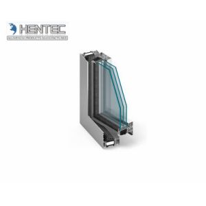 China Electrophoresis Aluminum Window Extrusion Profiles  With Drilling on sale