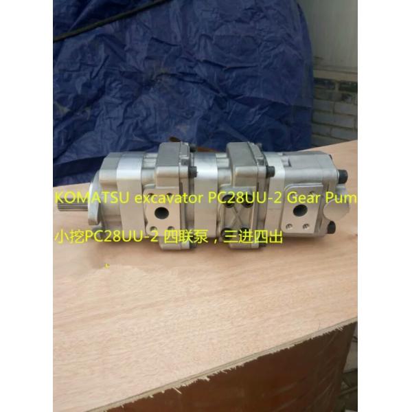Buy Replacement Komatsu excavator PC28UU-2 hydraulic gear pump at wholesale prices