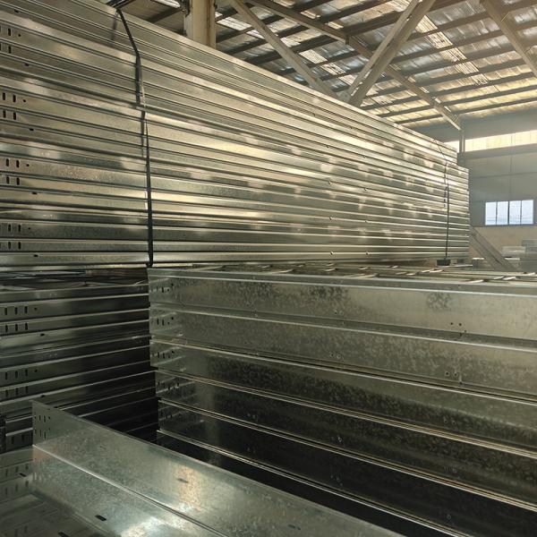 Low Maintenance Aluminum Ladder Cable Tray Durable Electrical Cable Trough