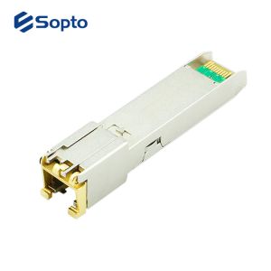 RJ45 1000BASE-T Copper Sfp Fiber Optic Transceiver Module