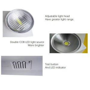 Fire Emergency Lights Rechargeable LED Double-headed Emergency Lights Wholesale