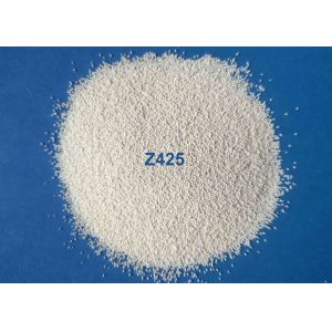 White Ceramic Blasting Media Shot Peeing Zirconia Beads Z850 For Automotive Industries