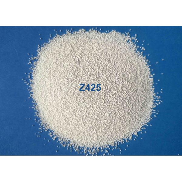 Buy White Ceramic Blasting Media Shot Peeing Zirconia Beads Z850 For Automotive Industries at wholesale prices