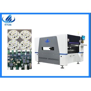 AC 380V 40000CPH 10 heads 32 feeders station LED bulb PCB SMT pick and place machine