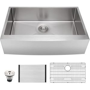 Handmake 36'' Apron Stainless Steel Kitchen Sink Brushed
