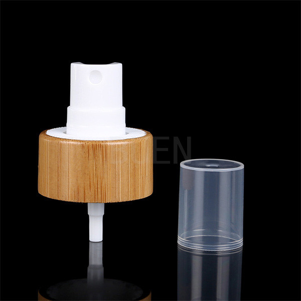 Buy Bamboo Plastic Fine Mist Spray With Half Cover Environment Degradable at wholesale prices