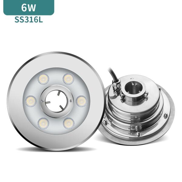 Buy 500LM SS316L IP68 6W Underwater Led Fountain Lights at wholesale prices