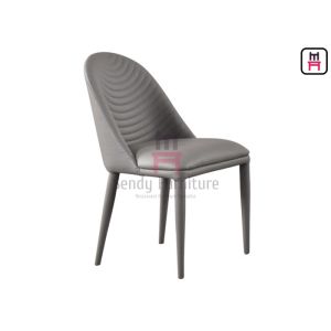 Fully Upholstered PU Leather Restaurant Dining Chair 0.33cbm Metal