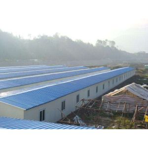 light steel structure sandwich panel prefab house for sale