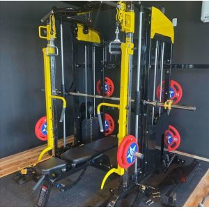 Black Home Commercial Use Multi Station Equipment Multi Function Gym