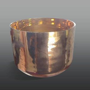 Quality 24K pure gold crystal singing bowl-008 for sale