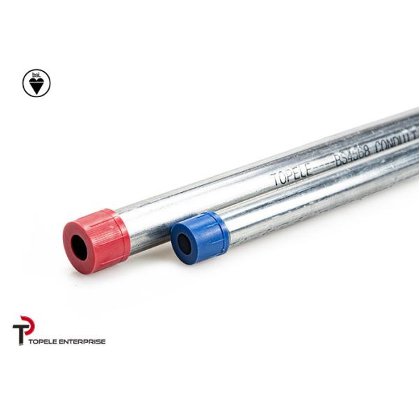 Buy Electrical Galvanized Steel BS4568 Conduit GI Tube With Threaded Coupler， 10 Feet at wholesale prices