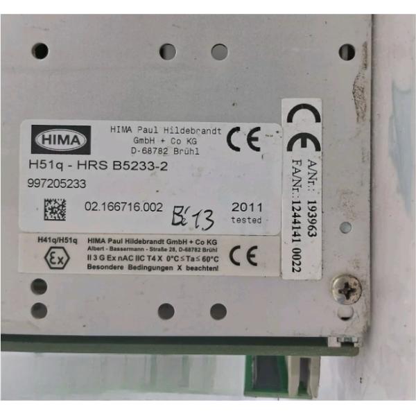 Buy H51Q-HRS B5233-2 HIMA Rack at wholesale prices