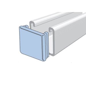 Plastic Cover Superstrut End Caps Channel 41x82 Female Profile Steel