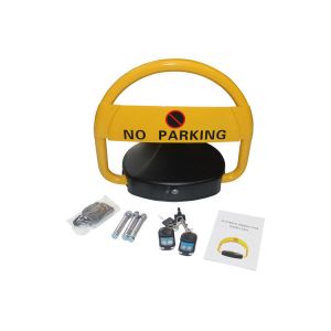 Dry Battery Rechargeable Parking Lock App Control 390mm Rising DC6V