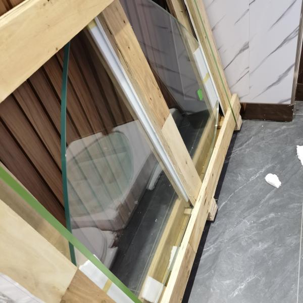 CCC Tempered Clear Glass For Hotel Modern Tea Corner Center Table