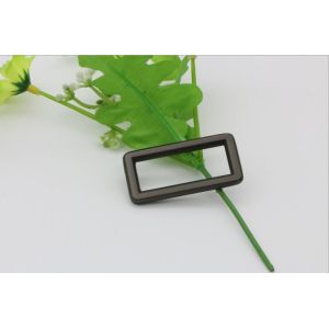Customized 38 mm zinc alloy hardware fitting square buckle for bags