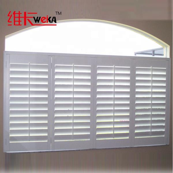 White Bathroom Glass Jalousie Window Louvers With Air Ventilation Shutter