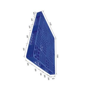 Quality 1320X1150 Plastic Export Pallets HDPE Warehouse 1200Kg Dynamic for sale