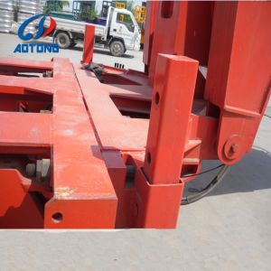 70-90ton Max Payload Hydraulic Axis Steerable Cast Semi Trailer from Liangshan