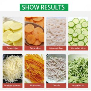 Electric Commercial Carrot Vegetable Slicer vegetable Sweet potato slicer Dicing