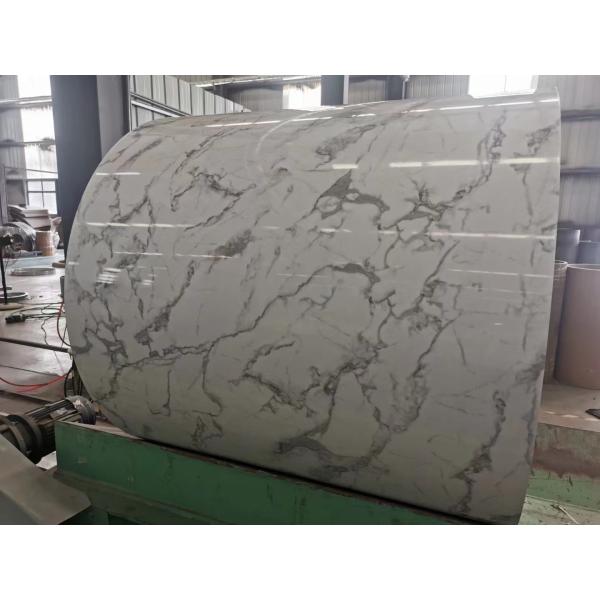 Alloy3003 Marble Designed Pattern Coating Aluminum Coil 26Ga X 48Inch Pre
