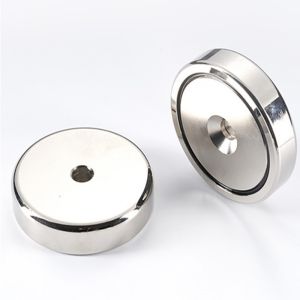 Industrial Magnet N52 NdFeB Neodymium Round Magnet with Countersunk Hole