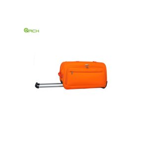 Two Pockets 600D Polyester Wheeled Lightweight Rolling Duffel