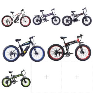 K8 Fat Tire Folding Electric Bike 1000w With 13AH Lithium Battery Multi Pattern
