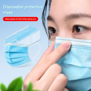 Anti Bacterial Disposable Face Mask Anti Virus For Coronavirus Virus Pollen