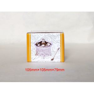 T3-Arabia Exquisite Gold-plated Louhua Eight flowers Sugar bowl