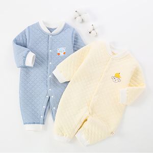 Newborn cute One-piece suit autumn and winter cotton baby romper baby clothes