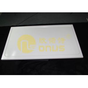 White laboratory worktops countertop with slab for testing center / lab