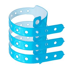 Adjustable Vinyl Event Wristbands Security Festival Custom Bracelets