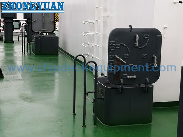 CB/T 3728 Type B Weathertight Small Steel Hatch Cover with 4 Dogs Marine Outfitting