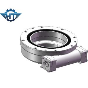 Single Axis 14 Inch Self Locking Slew Drive Gearbox With Stepper Motor For