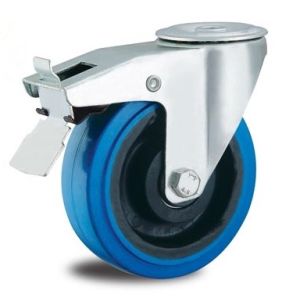 China 8 inch hollow kingpin caster wheels trolley wheels cart casters on sale