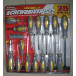 China 25 pcs screwdriver tool set ,with 10 pcs bits on sale