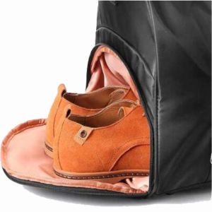 Unisex Weekend Overnight Travel Duffle Bag With Shoes Compartment