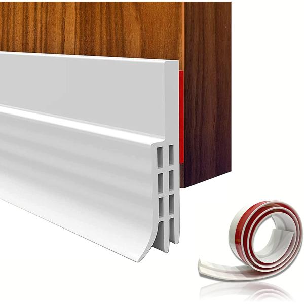 TPE Material Door Draft Guard Door Bottom Seal Strip in White Brown Black for Doors