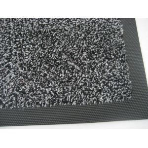 Cotton mat with rubber backing