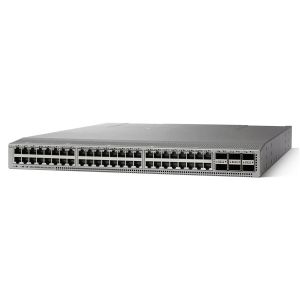 Quality Cisco Switch N9K-C93108TC-FX : 48x25G + 6x100G Ports , Low Latency &amp; VXLAN Support For Data Centers for sale