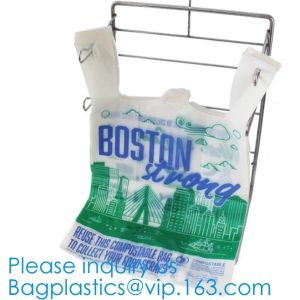 Plastarch Bio Eco Biodegradable Compost Plastic Drawstring Garbage Bags,