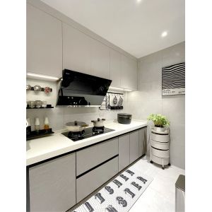 China Modern Design Furniture Modular Full Cabinets Modern Kitchen Cabinet on sale